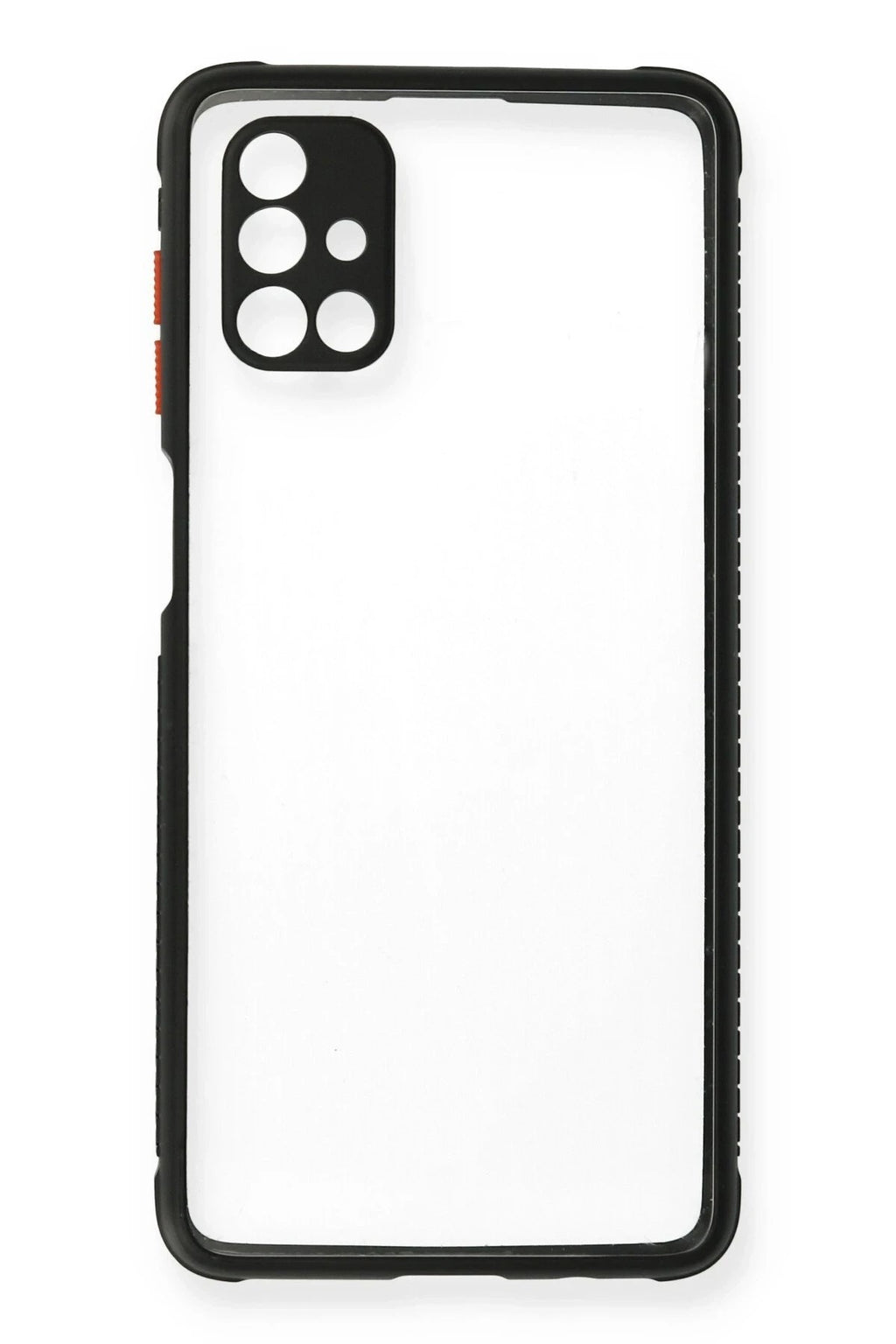 Mey İthalat® Samsung Galaxy M51 Kılıf Miami Şeffaf Silikon - Siyah