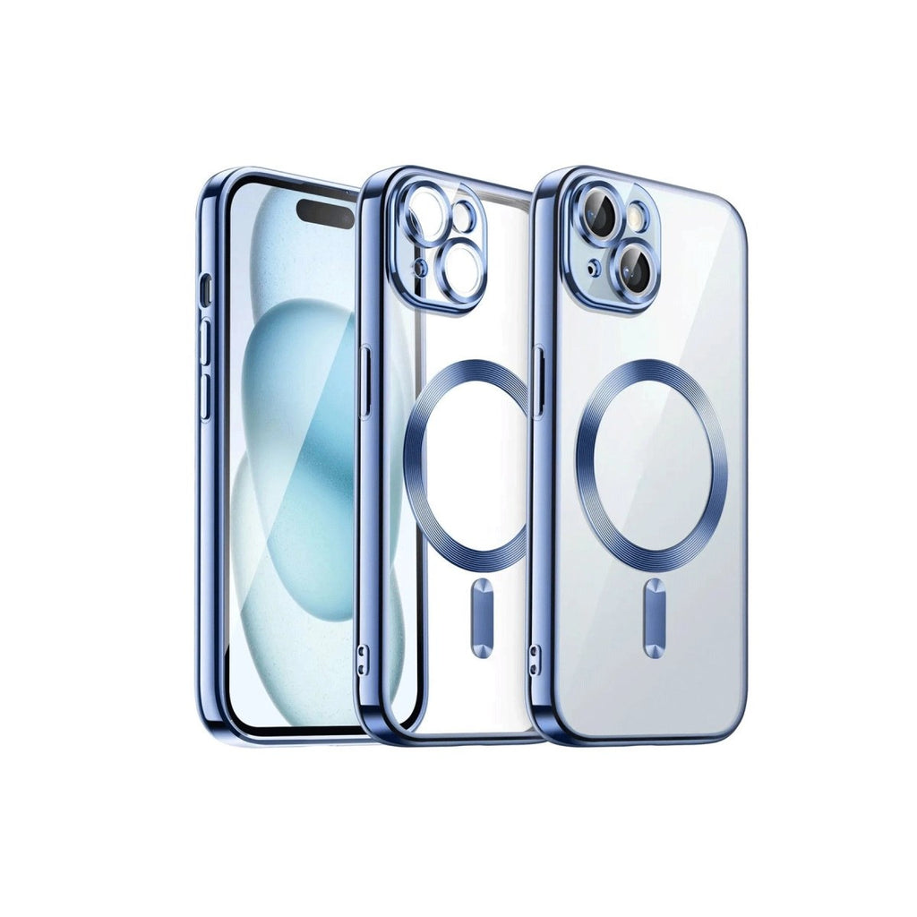 Mey İthalat® iPhone 13 Kılıf Kross Magneticsafe Kapak - Sierra Blue