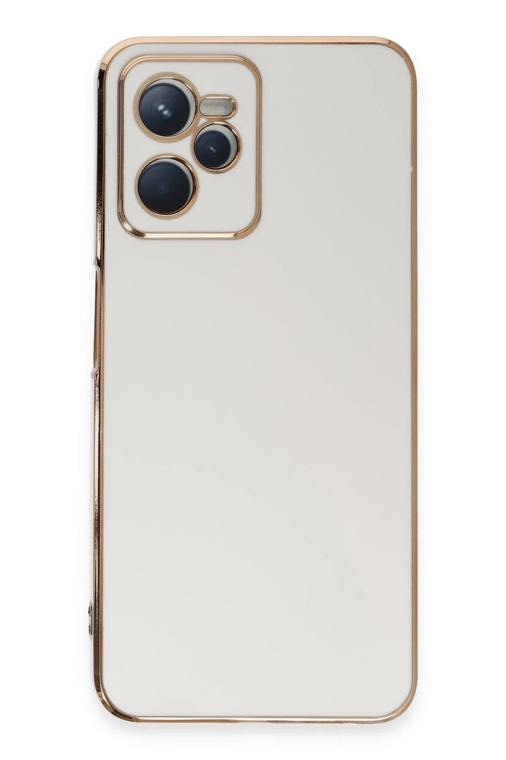 Mey İthalat® Realme C35 Kılıf Volet Silikon - Beyaz