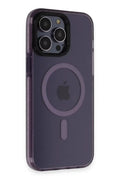 Mey İthalat® iPhone 14 Pro Max Kılıf Tigra Magsafe Kapak - Derin Mor