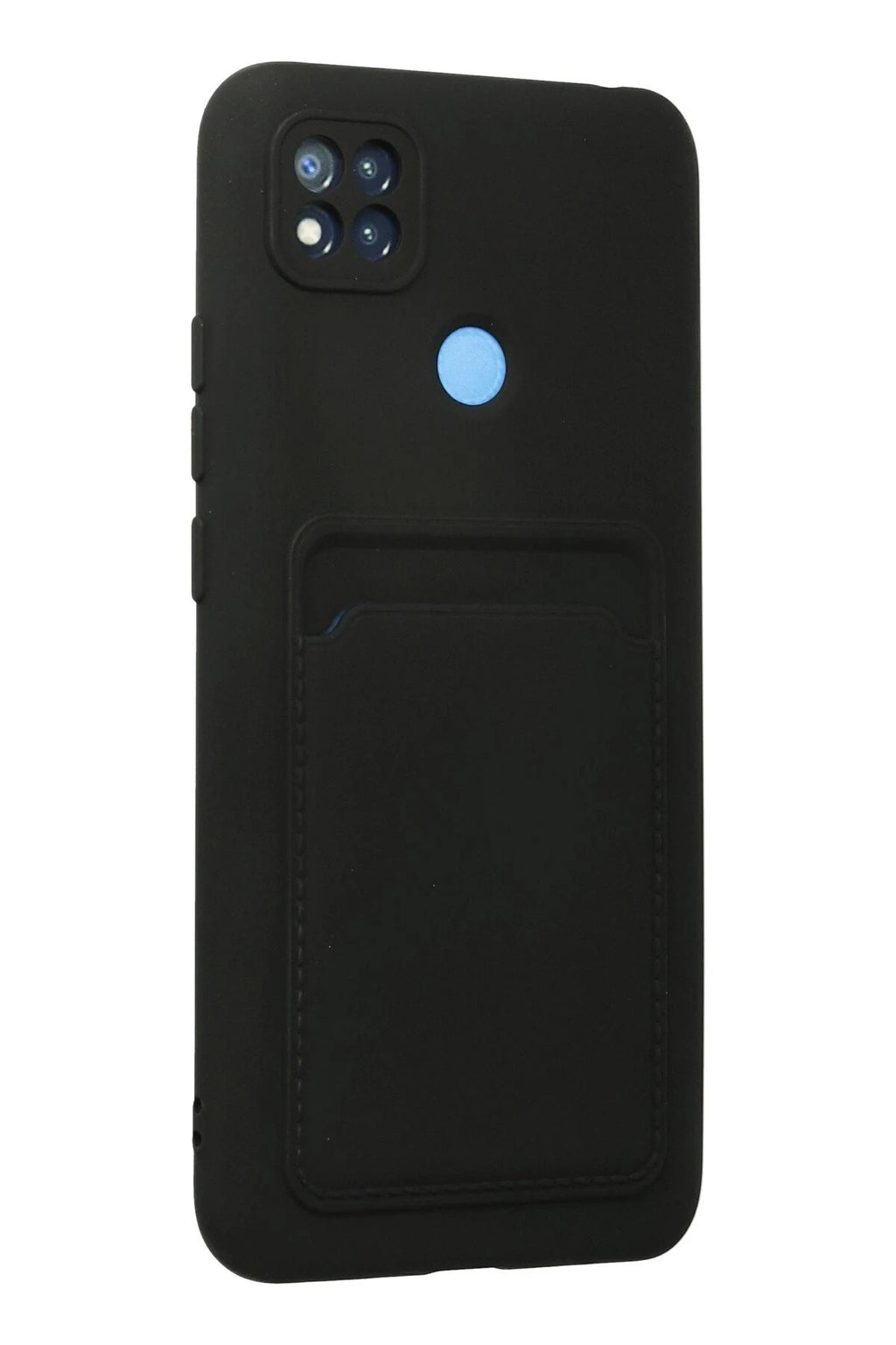 Mey İthalat® Redmi 9C Kılıf Kelvin Kartvizitli Silikon - Siyah