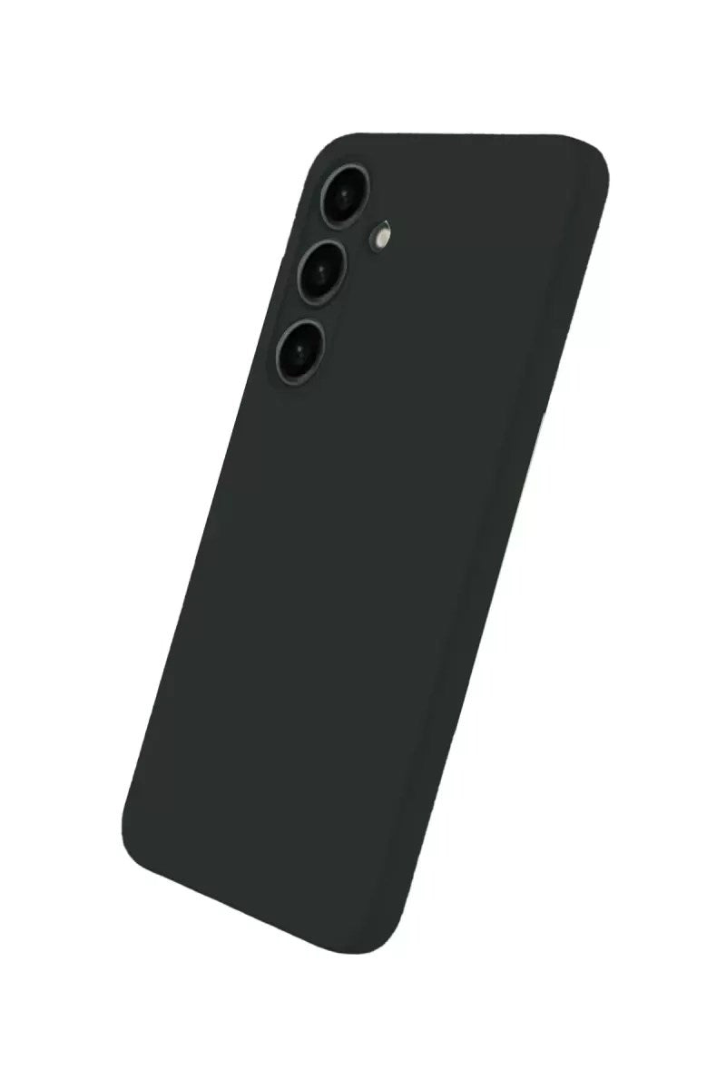 Mey İthalat® Samsung Galaxy S25 Plus Kılıf Nano içi Kadife Silikon - Siyah