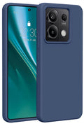 Mey İthalat® Redmi Note 13 Pro 5G Kılıf First Silikon - Lacivert