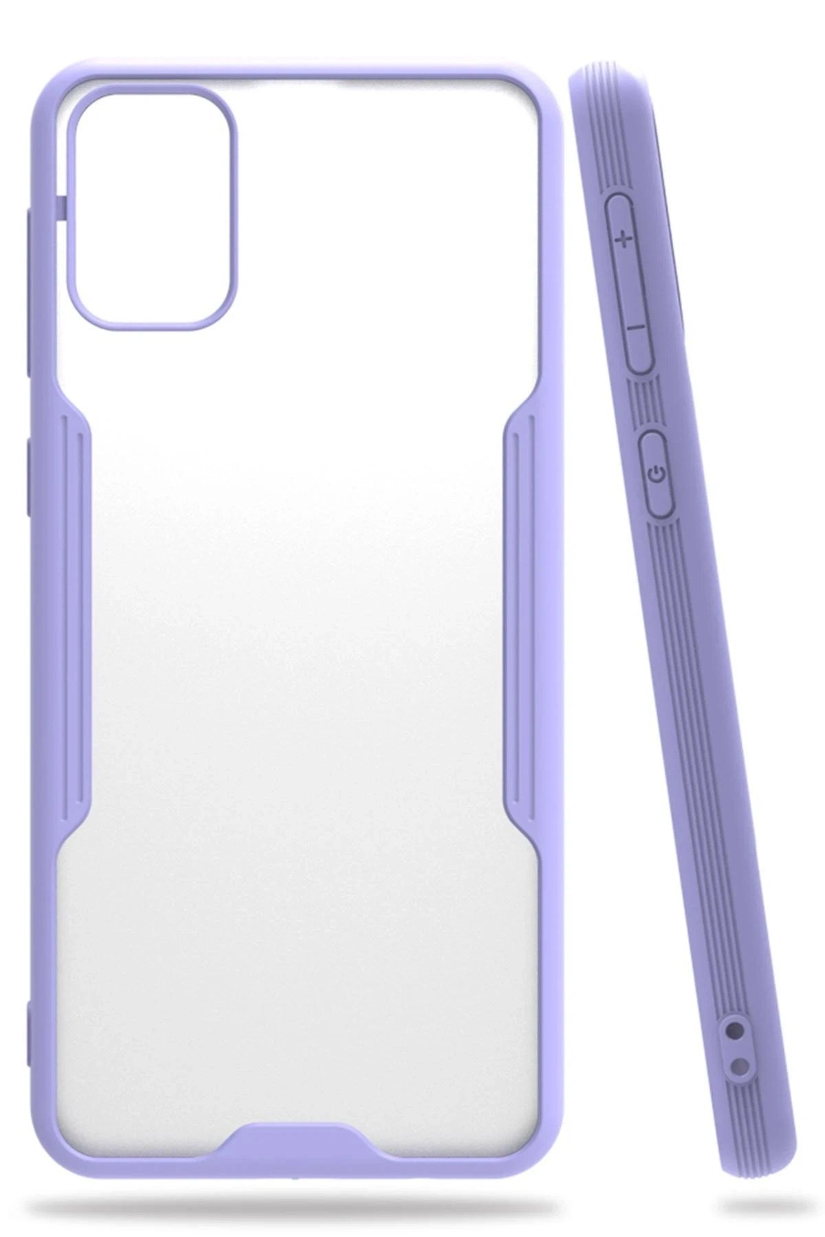 Mey İthalat® Samsung Galaxy M31 Kılıf Platin Silikon - Lila