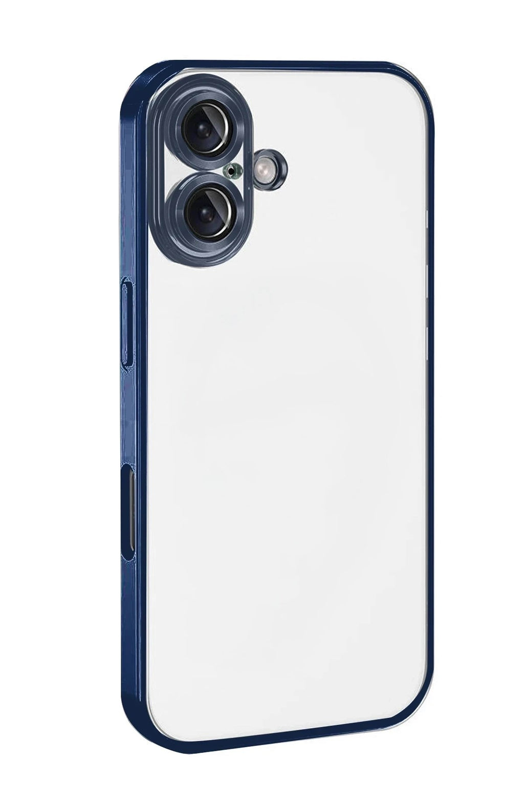 Mey İthalat® iPhone 17 Lensli Silikon - Lacivert