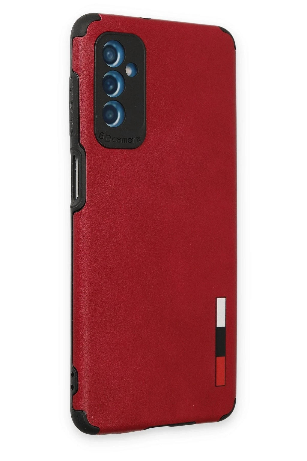 Mey İthalat® Samsung Galaxy M52 5G Kılıf Loop Deri Silikon - Kırmızı