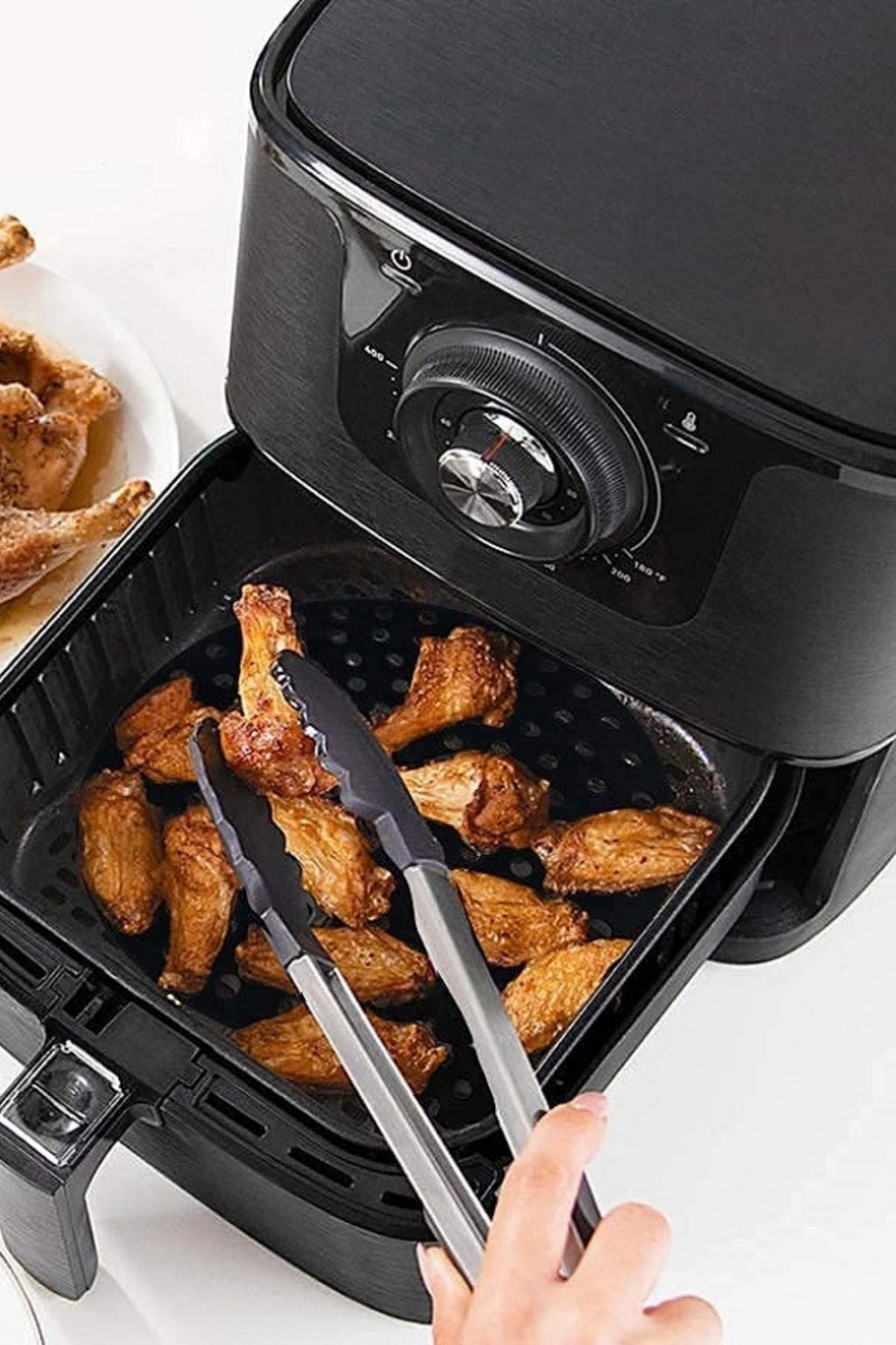 Renkli Isıya Dayanıklı Yıkanılabilir Silikon Fırın Ve Airfryer Yuvarlak Pişirme Matı 23 Cm