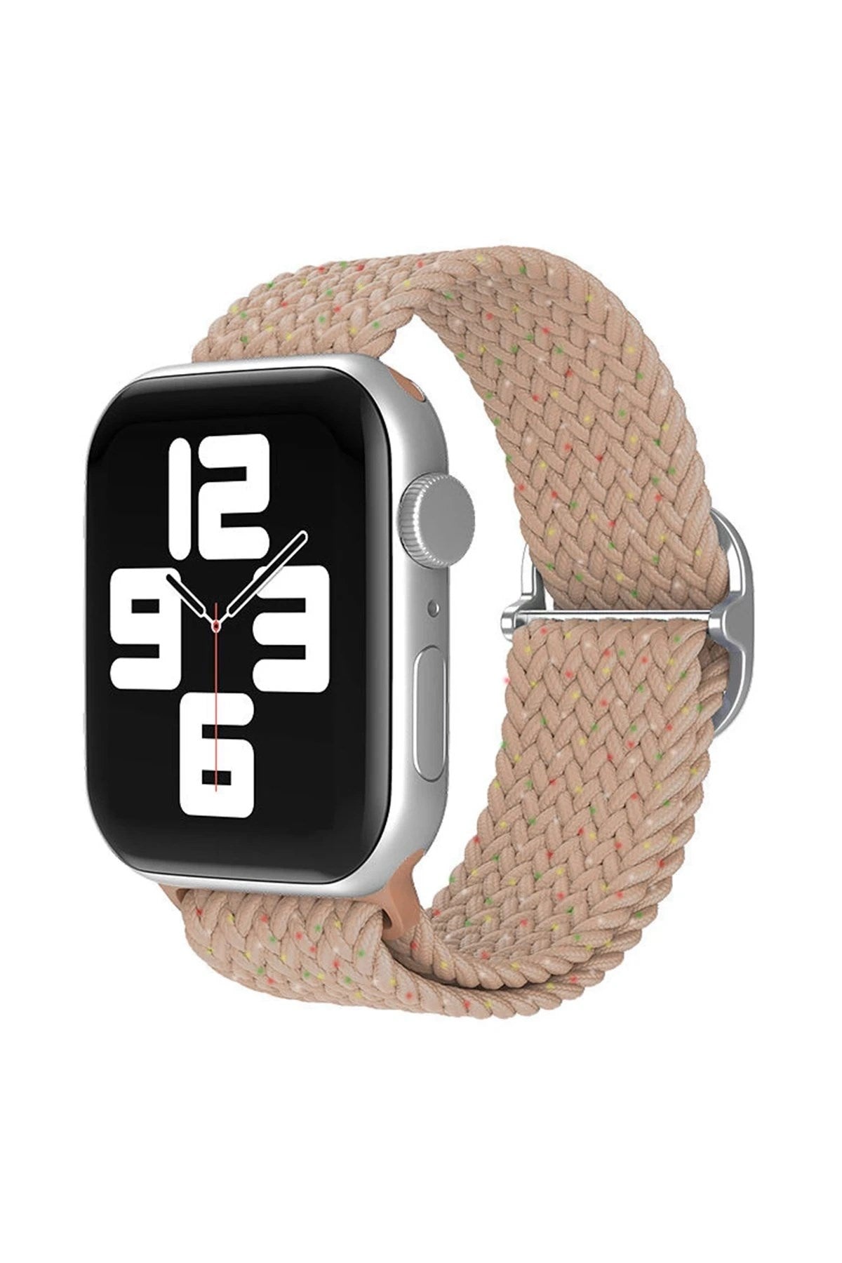Mey İthalat® Watch 42mm Star Kordon - Benekli Pudra