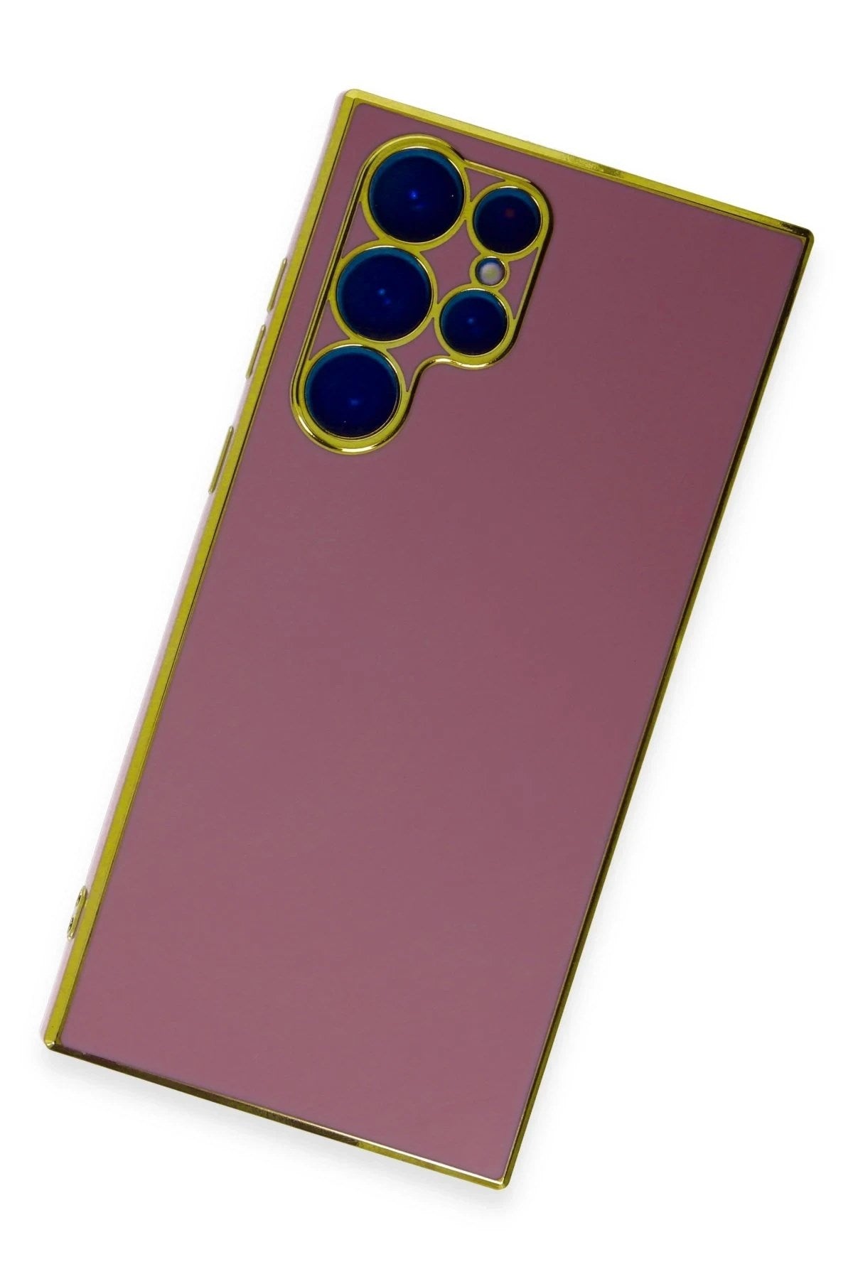Mey İthalat® Samsung Galaxy S22 Ultra Kılıf Volet Silikon - Kırmızı