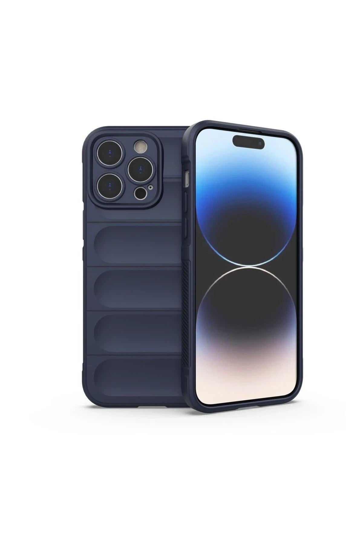 Mey İthalat® iPhone 15 Pro Max Kılıf Optimum Silikon - Lacivert