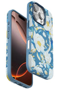Mey İthalat® iPhone 16 Pro Flower Series Magsafe Kapak - Mavi