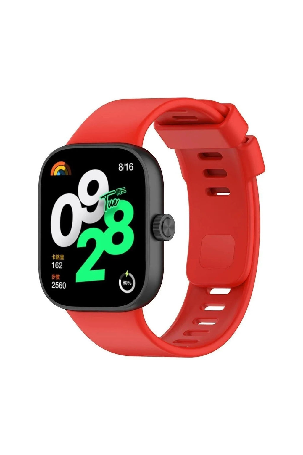 Mey İthalat® Redmi Watch 4 Klasik Kordon - Kırmızı