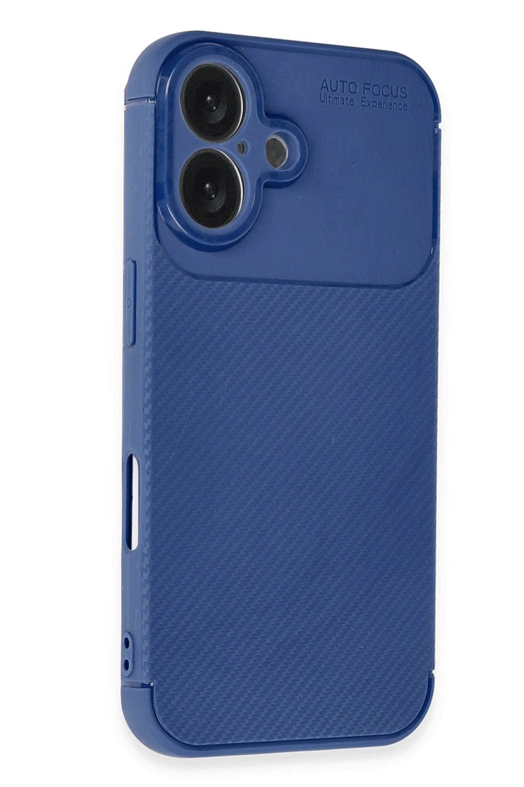 Mey İthalat® iPhone 16 Plus Kılıf Auto Focus Karbon Kapak - Lacivert