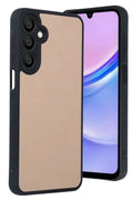 Mey İthalat® Samsung Galaxy A35 5G Kılıf Aras Deri Kapak - Pudra