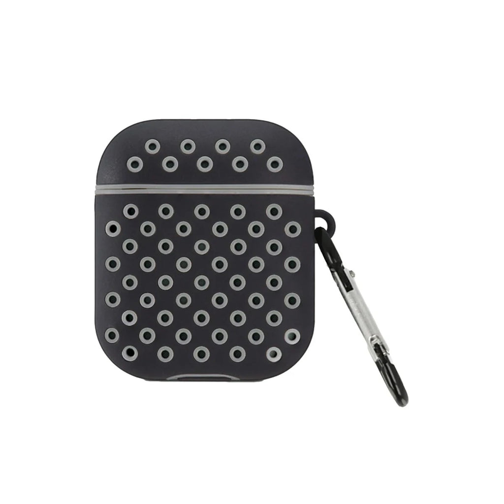 Mey İthalat® Airpods 2 (2.nesil) Spor Delikli Kılıf - Siyah-Gri