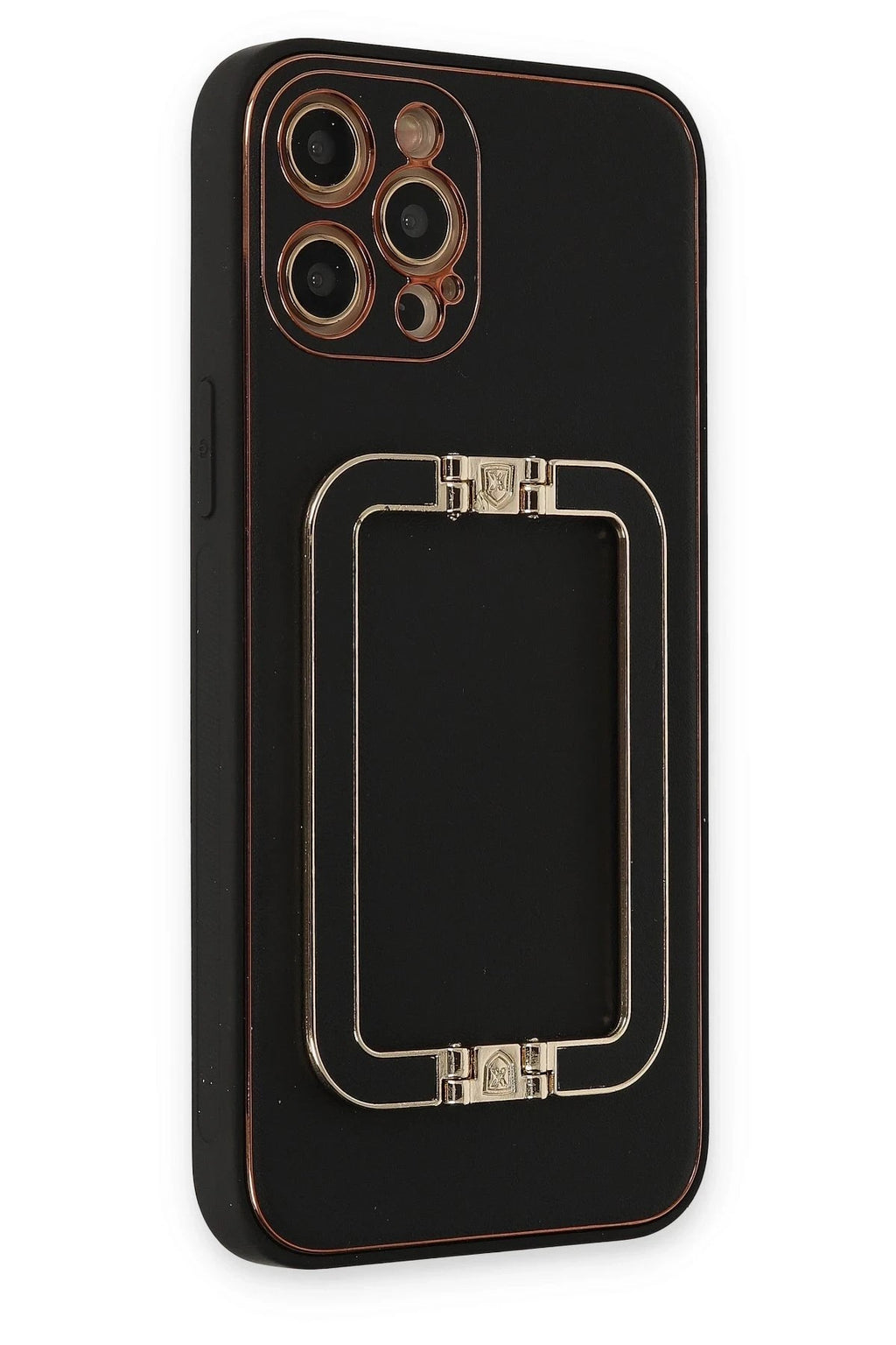 Mey İthalat® iPhone 12 Pro Max Kılıf Coco Elit Kapak - Siyah