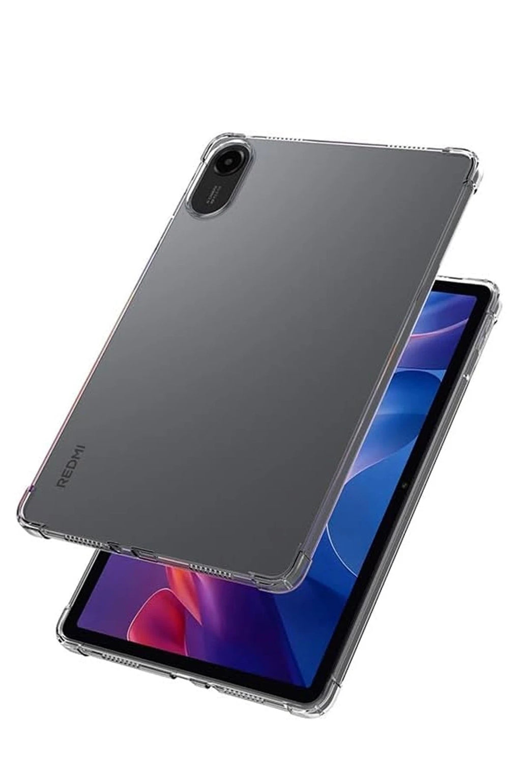 Mey İthalat® Redmi Pad 2 Kılıf Anti Shock Tablet Silikon - Şeffaf