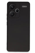 Mey İthalat® Redmi Note 13 Pro Plus Kılıf Nano içi Kadife Silikon - Siyah
