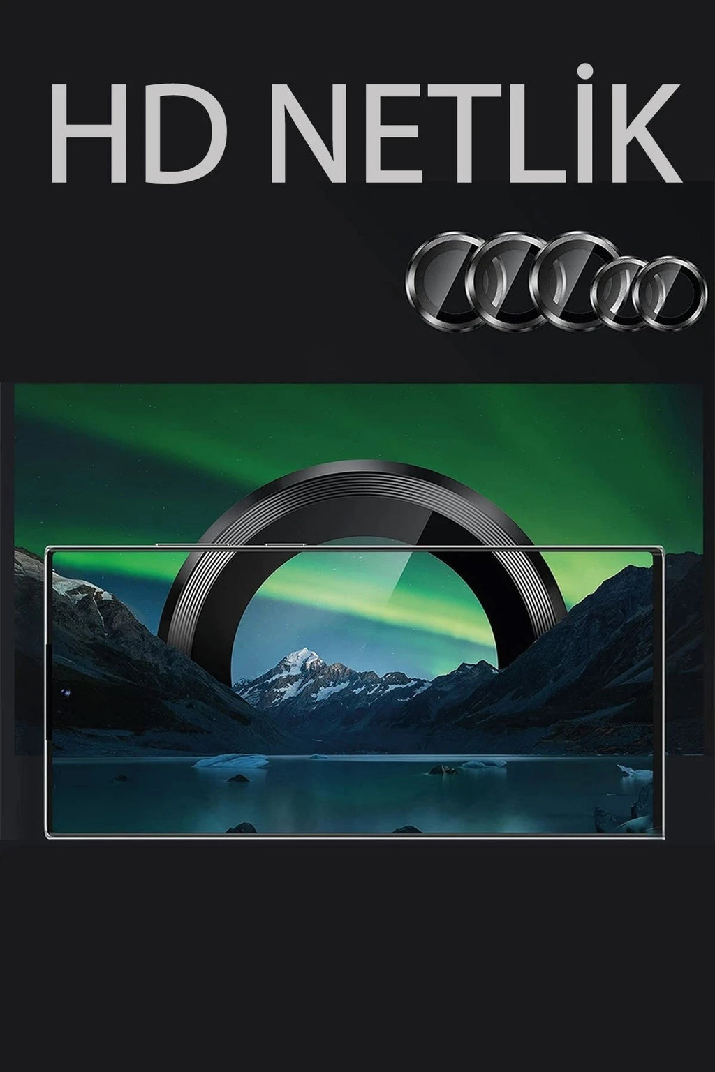 Mey İthalat® Samsung Galaxy Z Flip 5 Valdez Metal Kamera Lens - Koyu Yeşil