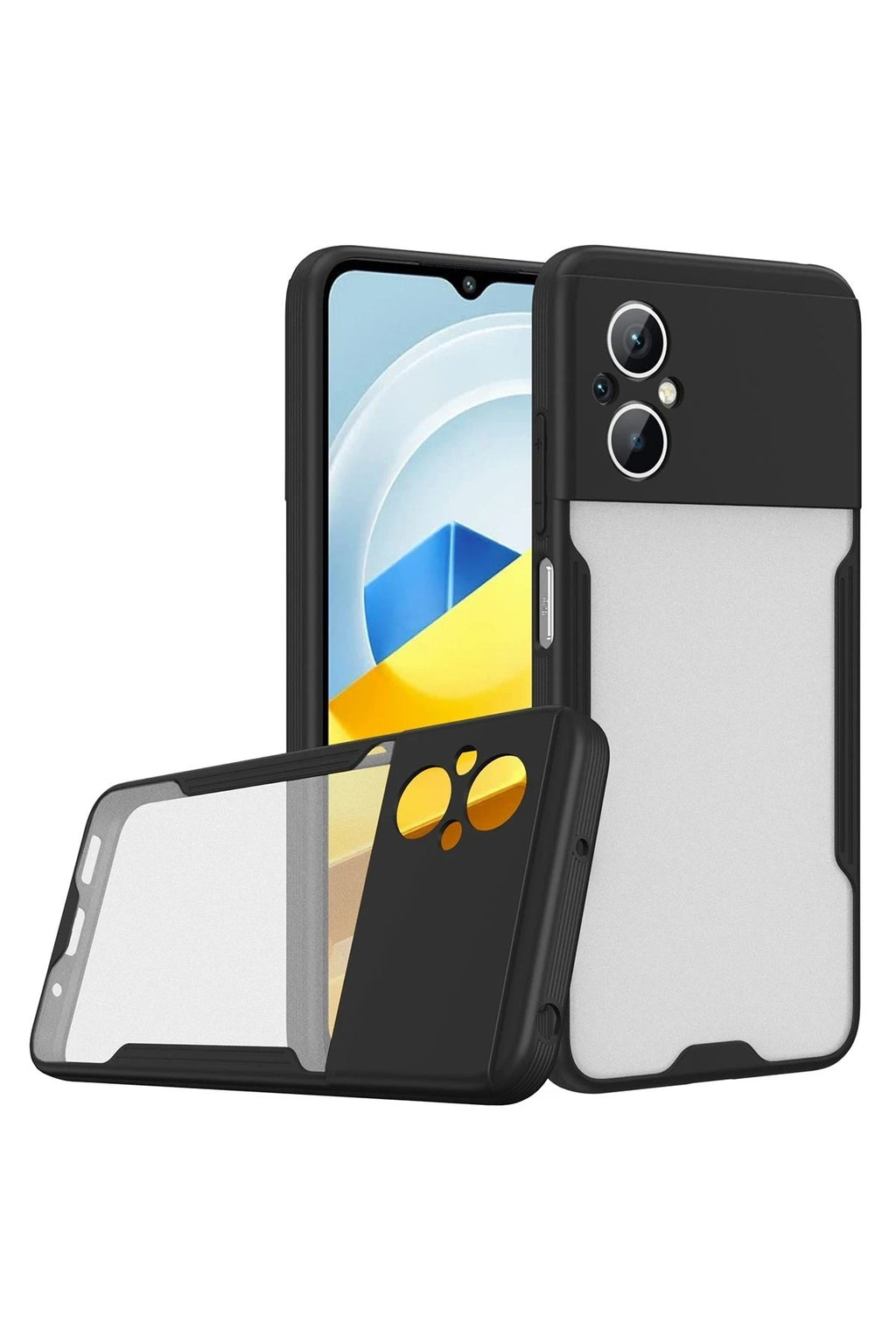 Mey İthalat® Poco M5 Kılıf Platin Silikon - Siyah