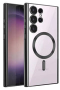Mey İthalat® Samsung Galaxy S25 Ultra Kılıf Kross Magneticsafe Kapak - Siyah