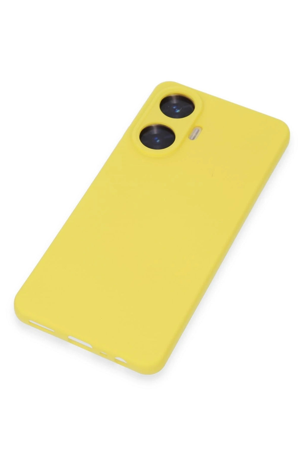 Mey İthalat® Realme C55 Kılıf Nano içi Kadife Silikon - Sarı