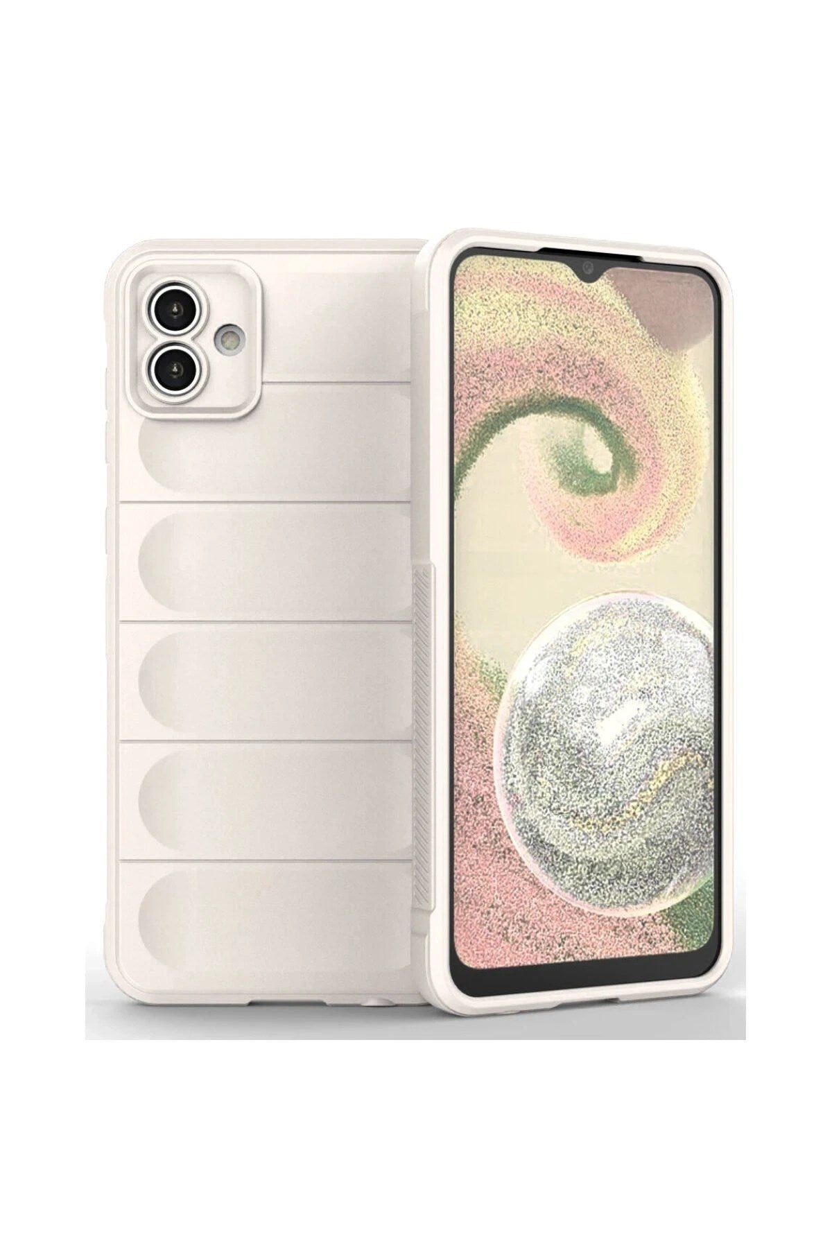 Mey İthalat® Samsung Galaxy A04E Kılıf Optimum Silikon - Krem