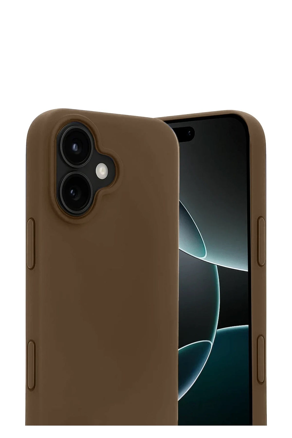 Mey İthalat® iPhone 17 First Silikon - Kahverengi