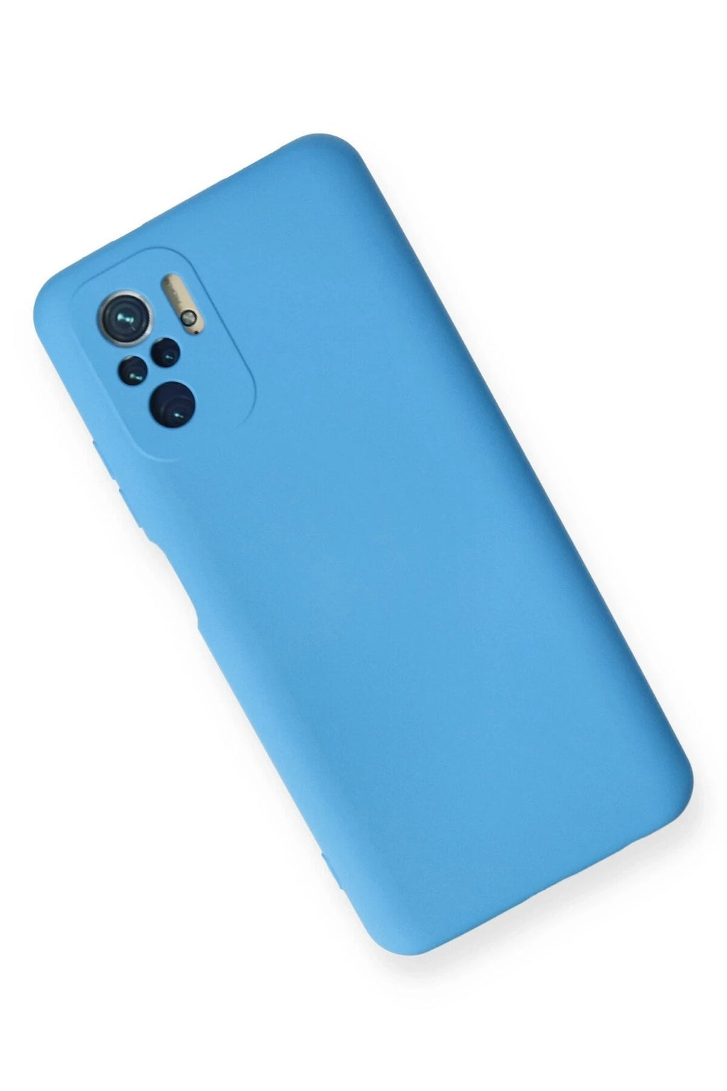 Mey İthalat® Redmi Note 10 Kılıf Nano içi Kadife Silikon - Mavi