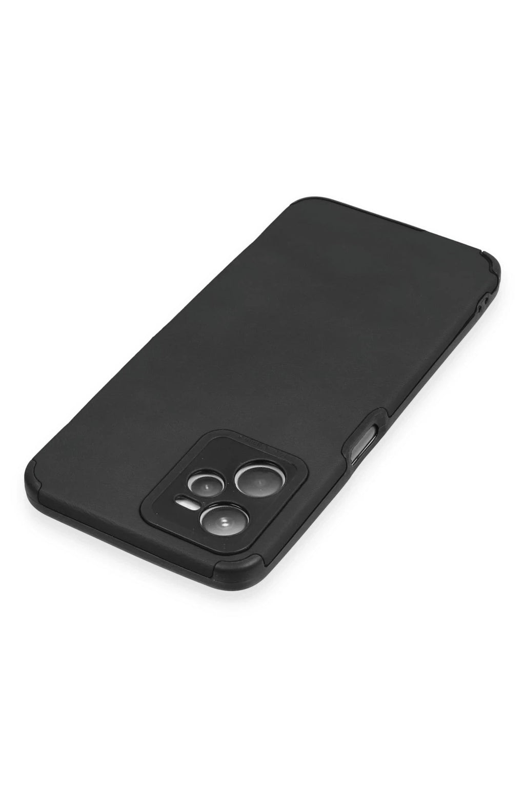 Mey İthalat® Realme C35 Kılıf Loop Deri Silikon - Siyah