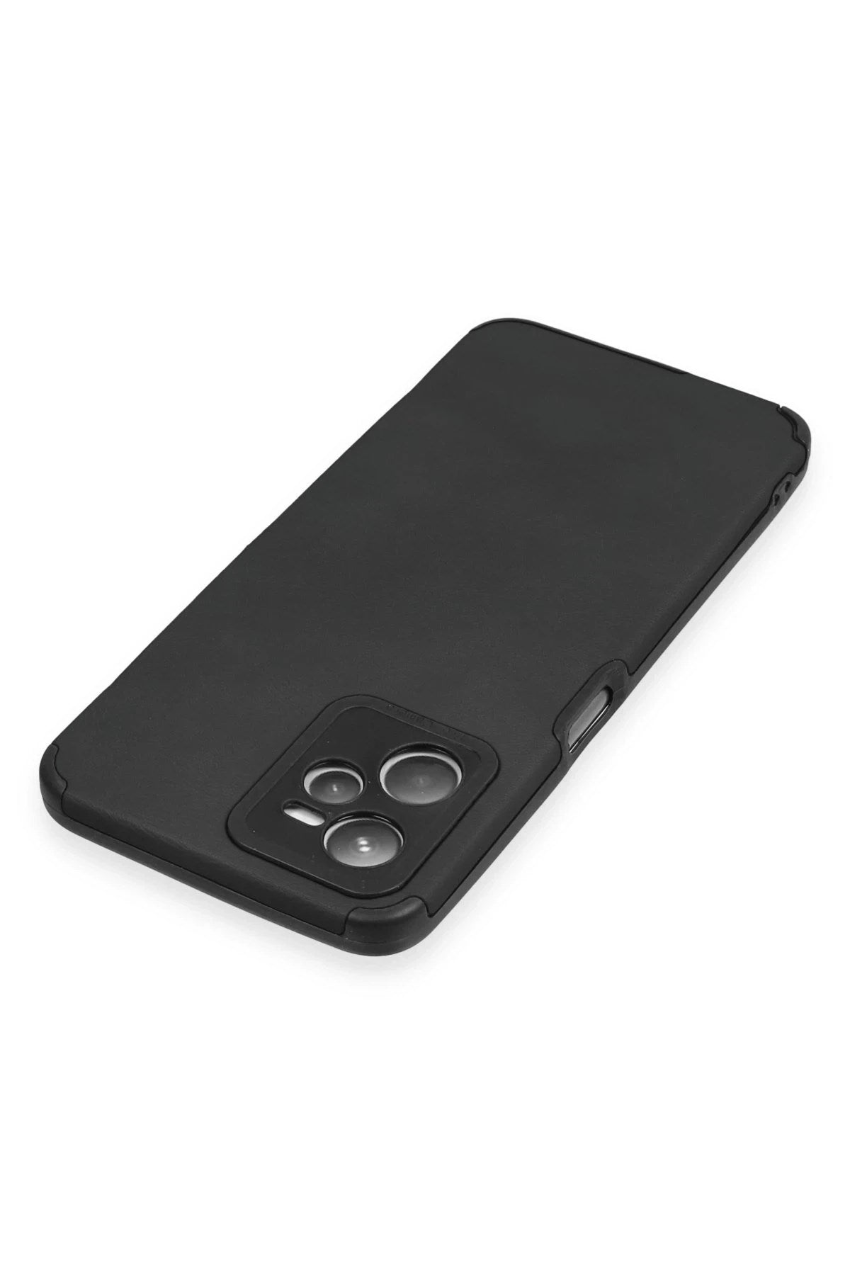 Mey İthalat® Realme C35 Kılıf Loop Deri Silikon - Siyah