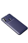 Mey İthalat® Samsung Galaxy A11 Kılıf Auto Focus Karbon Kapak - Lacivert