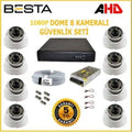 2Mp Ahd 1080P Gece Görüşlü 8 Kameralı Dome Güvenlik Sistemi ( 1TB HDD )