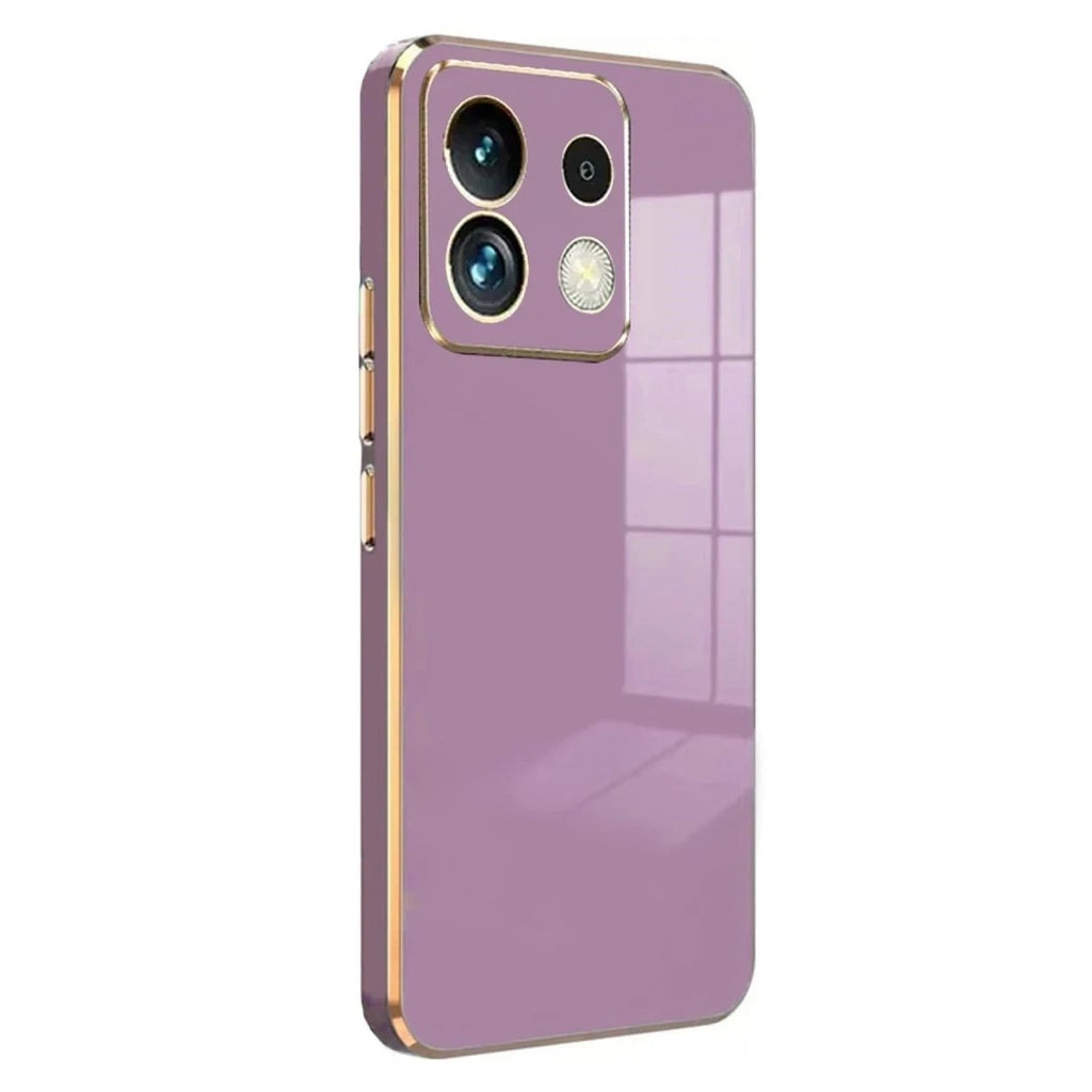 Mey İthalat® Poco M6 Pro 4G Kılıf Volet Silikon - Mor