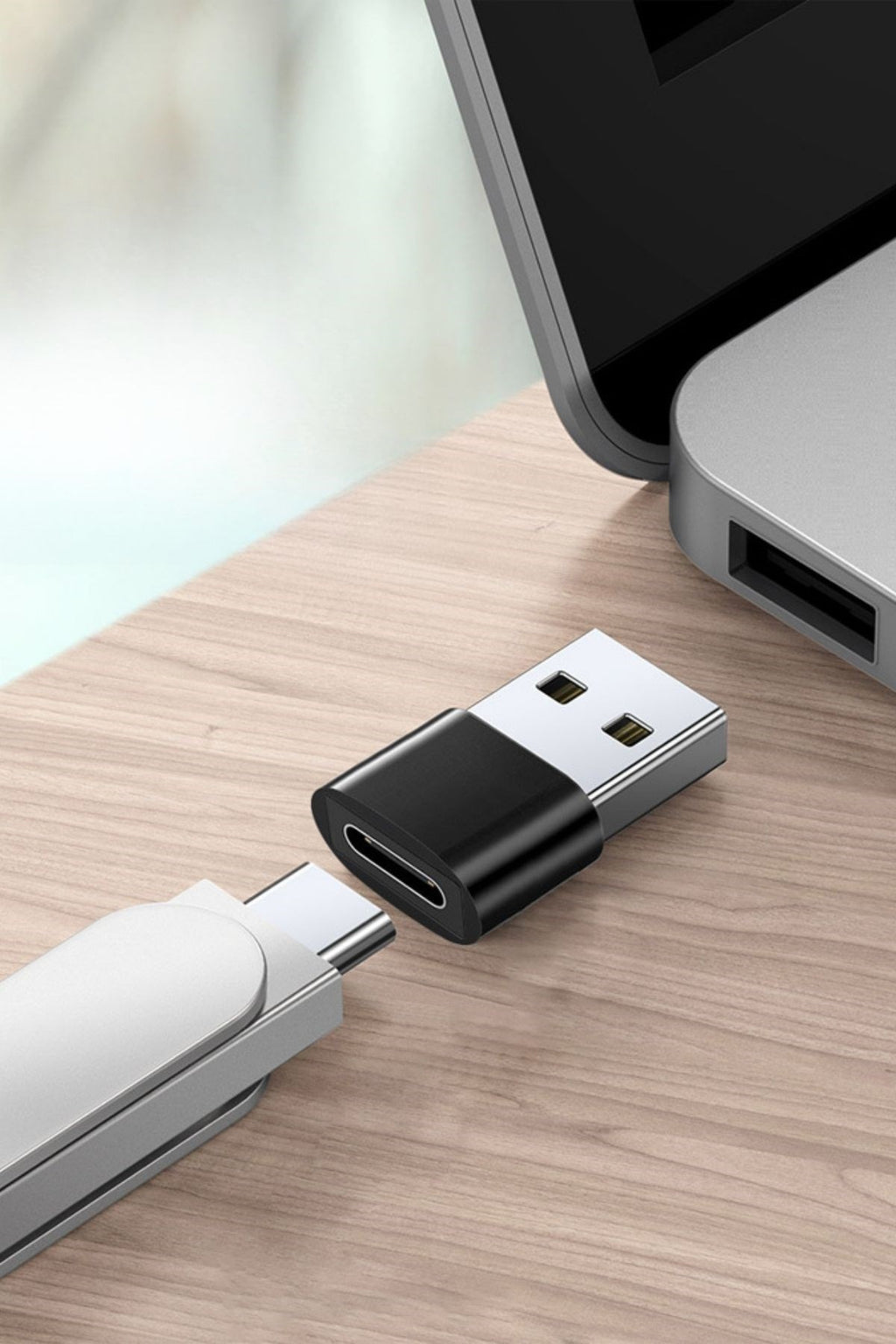 USB'den TYPE-C 'ye Dönüştürücü Adaptör Veri Aktarımı Sağlayıcı Şarj Data Çevirici
