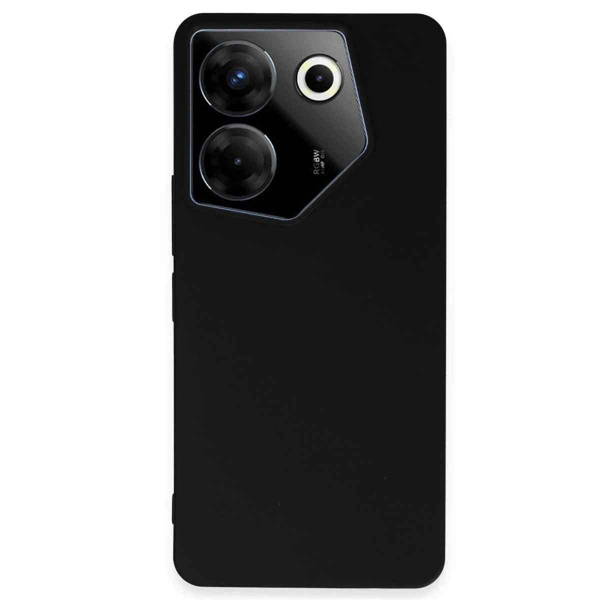 Mey İthalat® Tecno Camon 20 Pro 5G Kılıf First Silikon - Siyah
