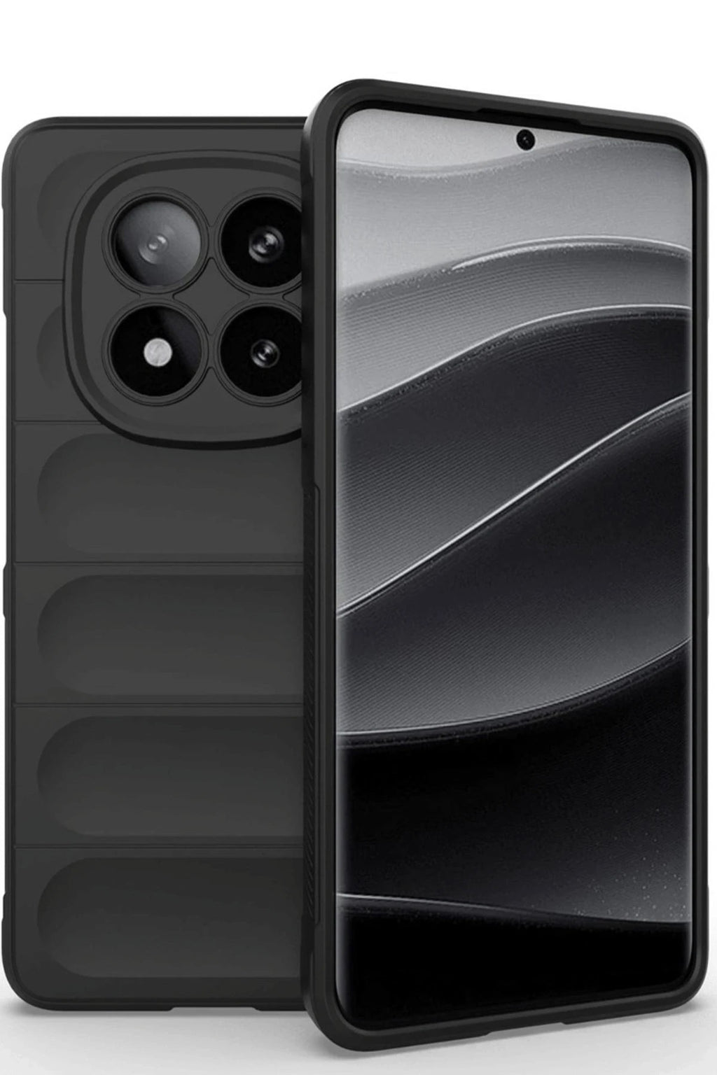 Mey İthalat® Redmi Note 14 Pro 5G Kılıf Optimum Silikon - Siyah