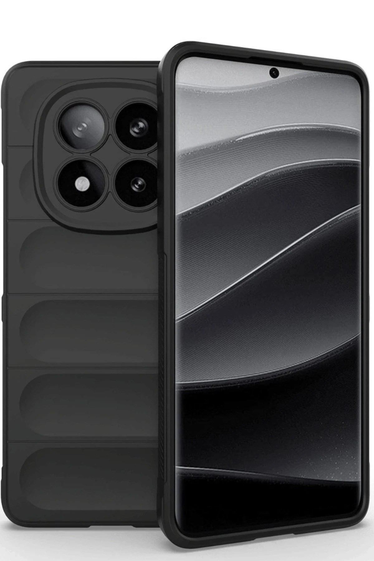 Mey İthalat® Redmi Note 14 Pro 5G Kılıf Optimum Silikon - Siyah