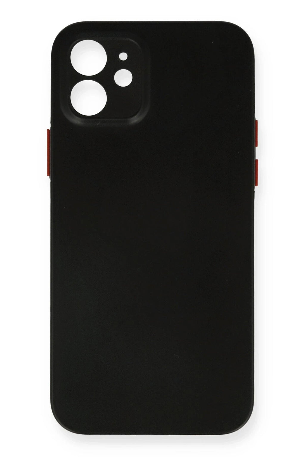 Mey İthalat® iPhone 12 Kılıf PP Ultra İnce Kapak - Siyah