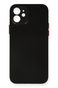 Mey İthalat® iPhone 12 Kılıf PP Ultra İnce Kapak - Siyah