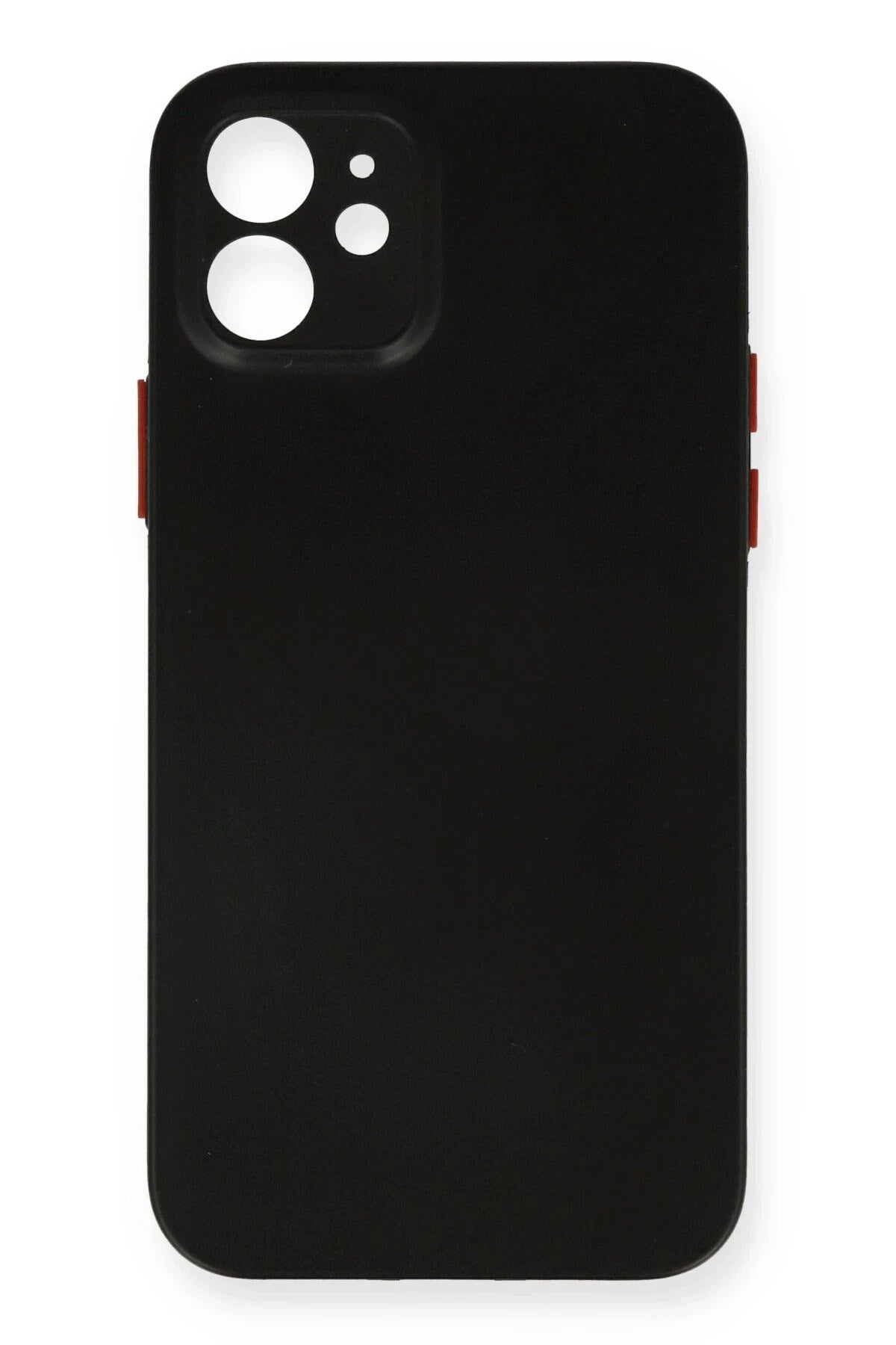 Mey İthalat® iPhone 12 Kılıf PP Ultra İnce Kapak - Siyah
