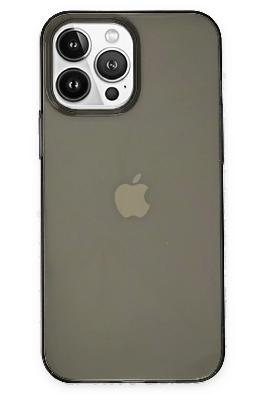 Mey İthalat® iPhone 14 Pro Kılıf Pc Sert Şeffaf Kapak - Siyah