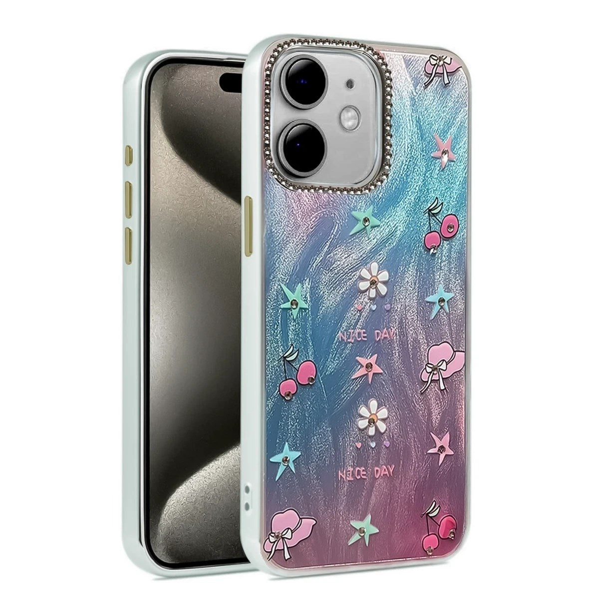 Mey İthalat® iPhone 11 Kılıf Blade Aynalı Desenli Kapak - Desen 4
