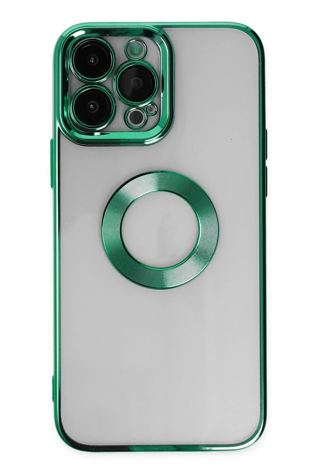 Mey İthalat® iPhone 14 Pro Max Kılıf Slot Silikon - Köknar Yeşili