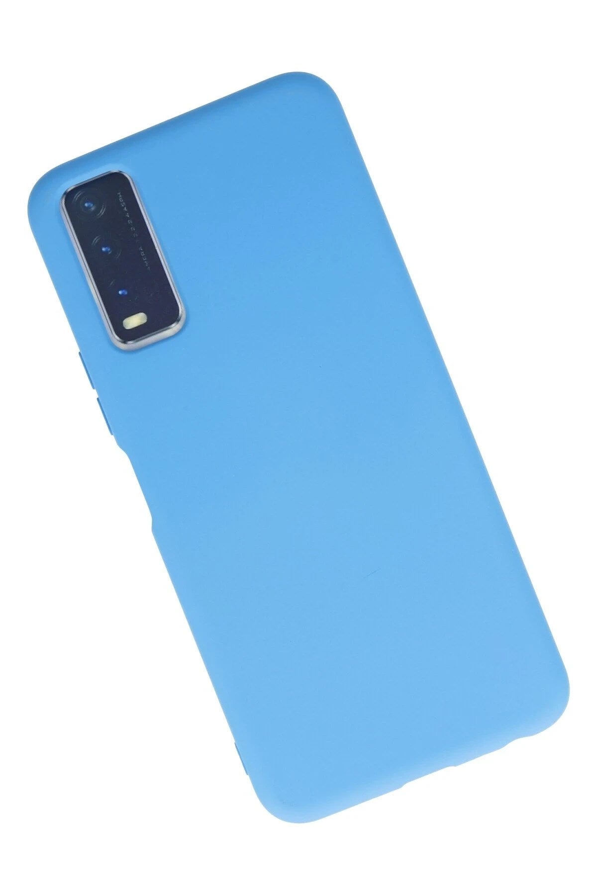 Mey İthalat® Vivo Y11S Kılıf Nano içi Kadife Silikon - Mavi