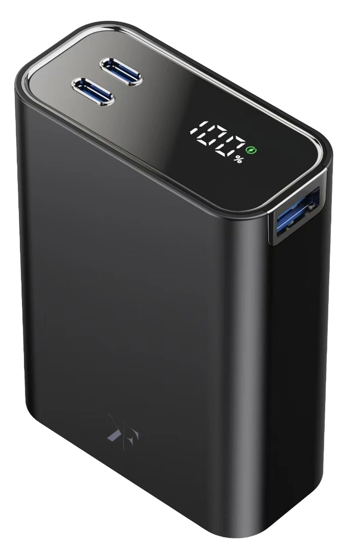 Mey İthalat® PW501 20.000 mAh Dijital Göstergeli 2 Adet 45W Type-C ve 22.5W USB Çıkışlı Şarj PD Hızlı Şarj Powerbank - Siyah