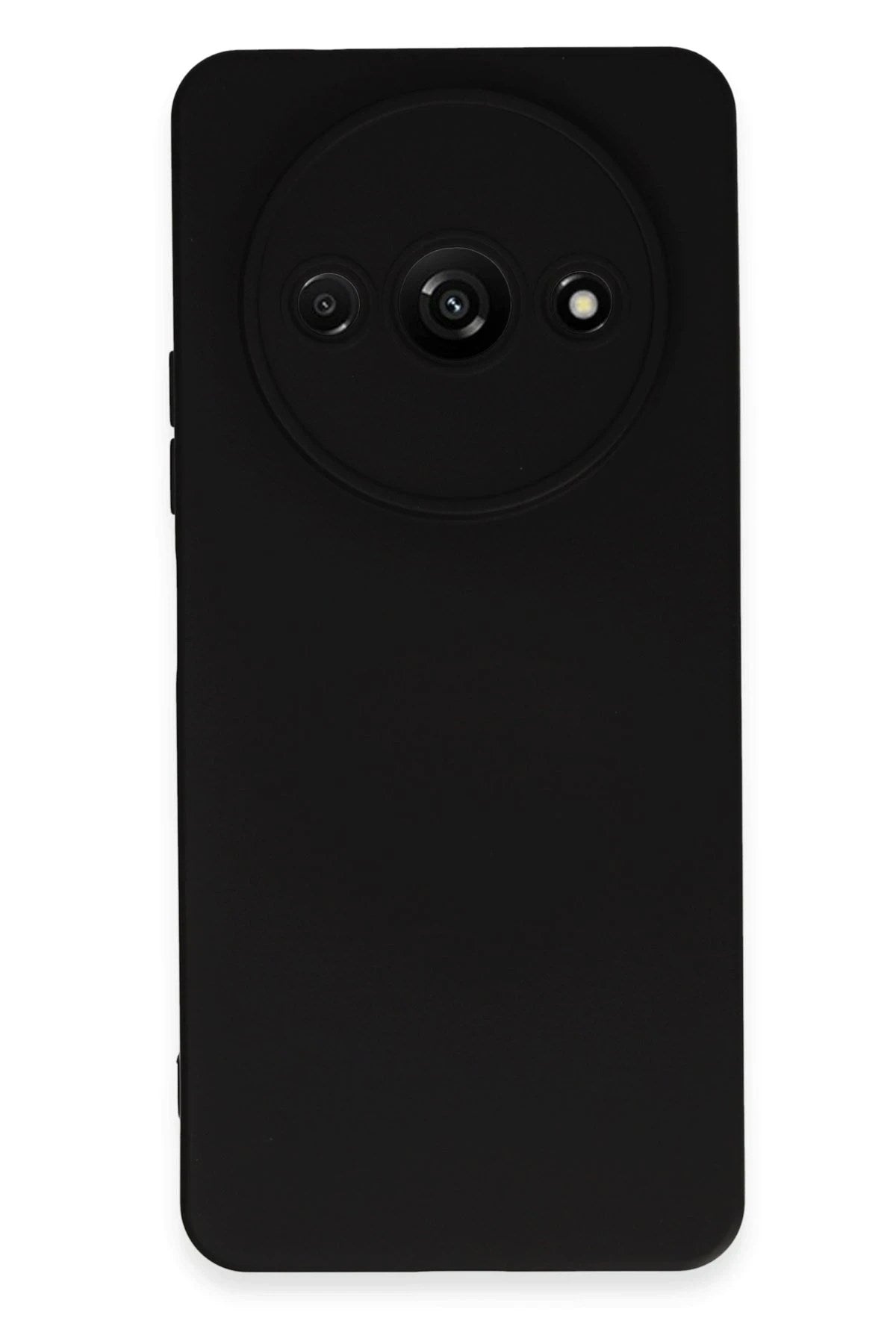 Mey İthalat® Redmi A3 4G Kılıf Nano içi Kadife Silikon - Siyah