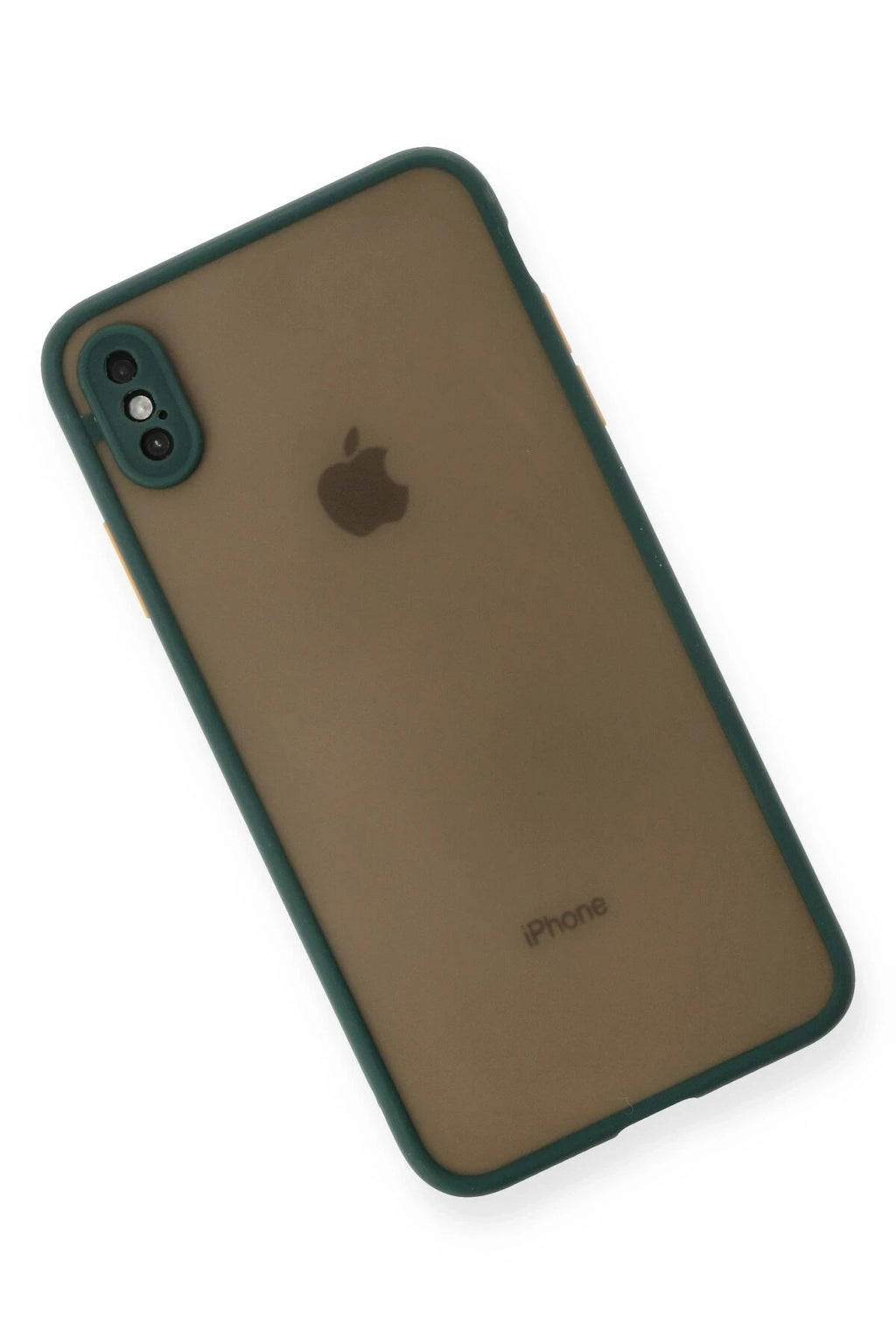 Mey İthalat® iPhone XS Max Kılıf Montreal Silikon Kapak - Yeşil