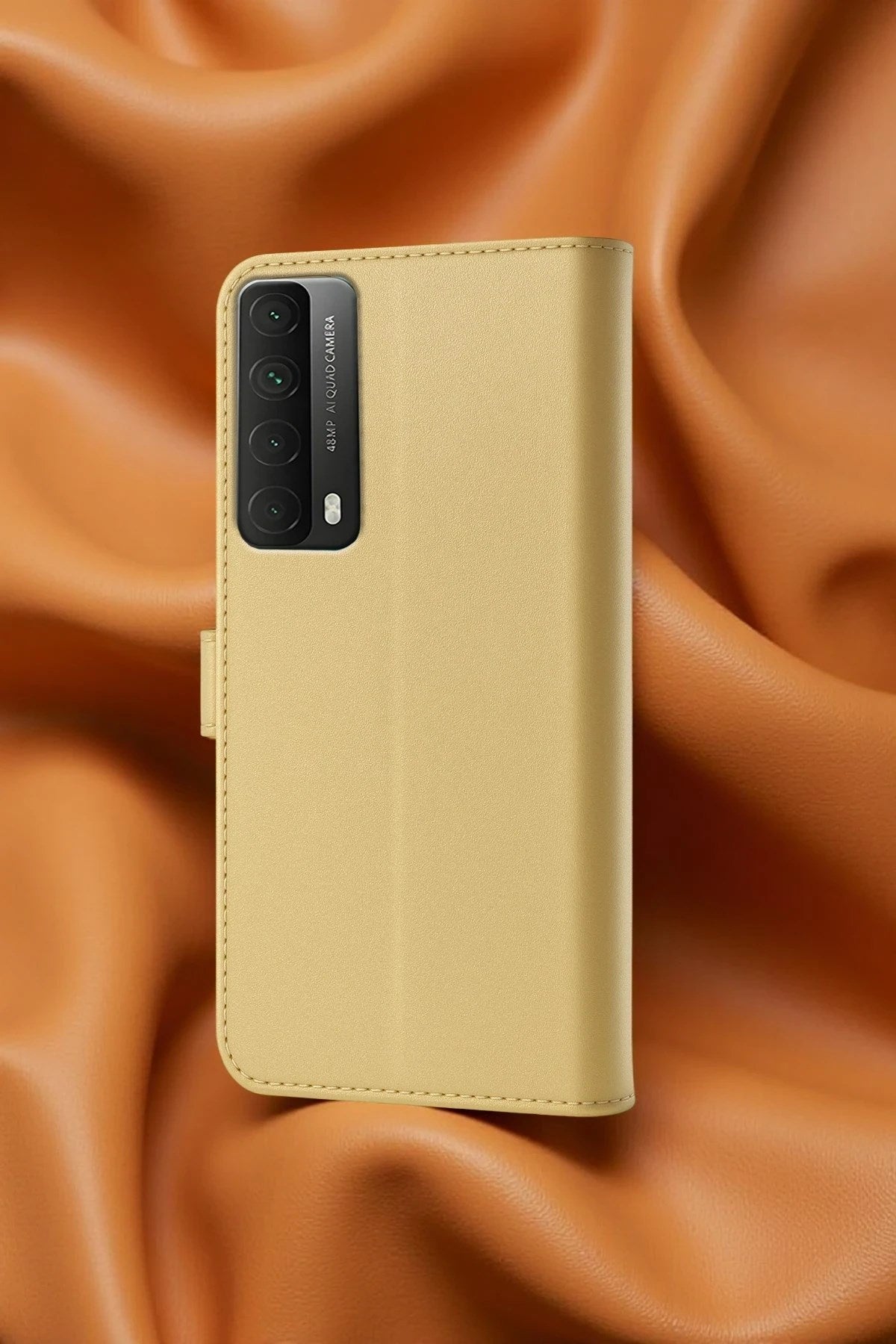 Mey İthalat® Huawei P Smart 2021 Kılıf Trend S Plus Kapaklı Kılıf - Kırmızı