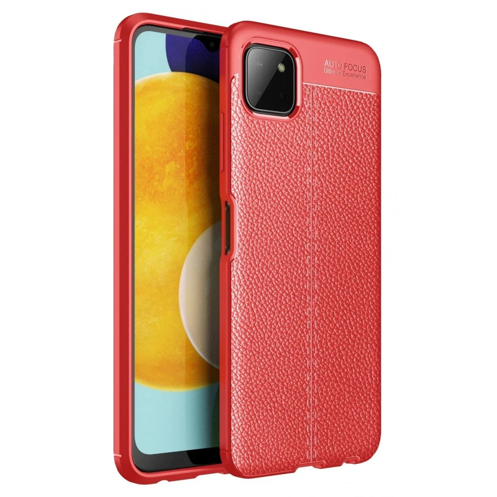 Mey İthalat® Samsung Galaxy A22 Kılıf Auto Focus Kapak - Kırmızı